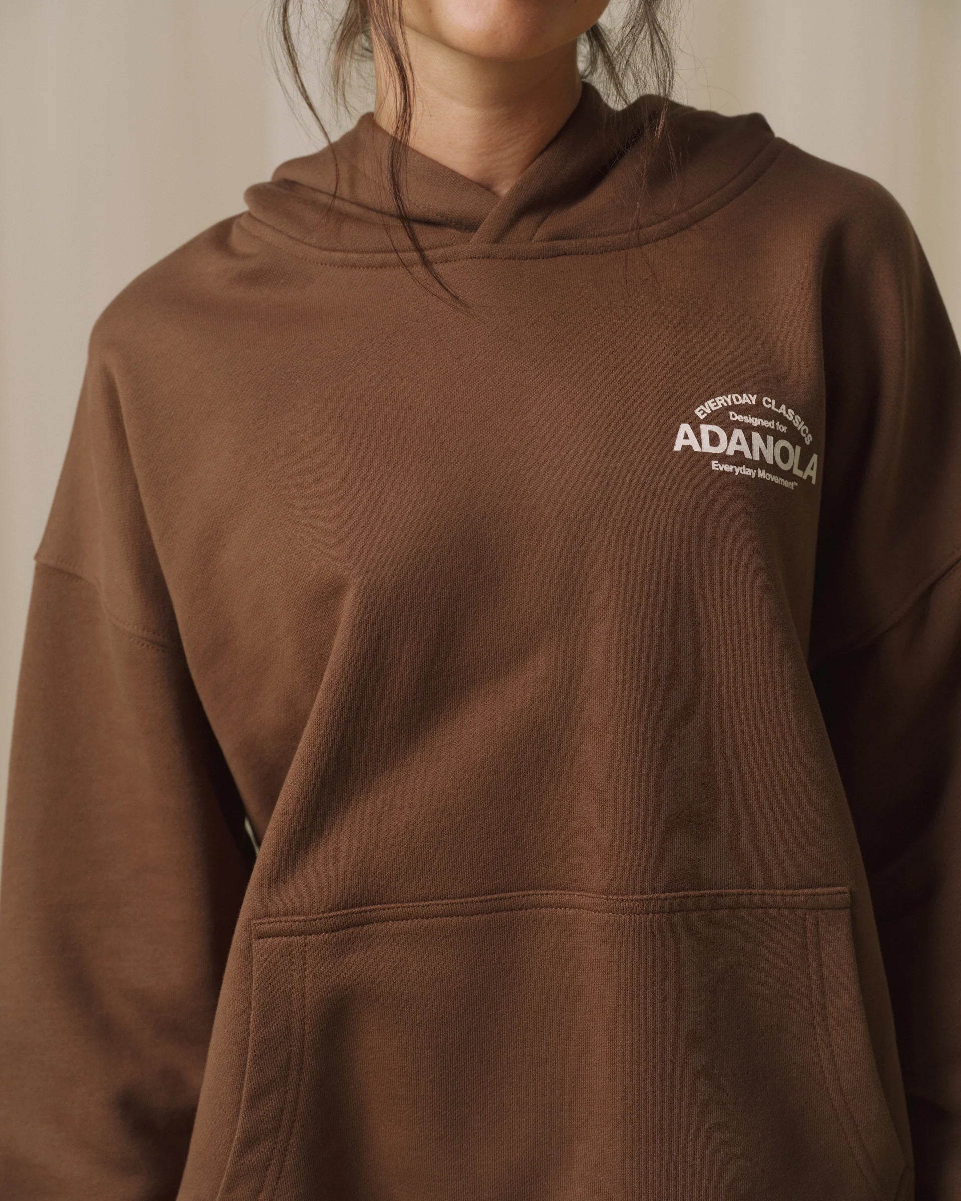 Classics Oversized Hoodie - Mocha Brown