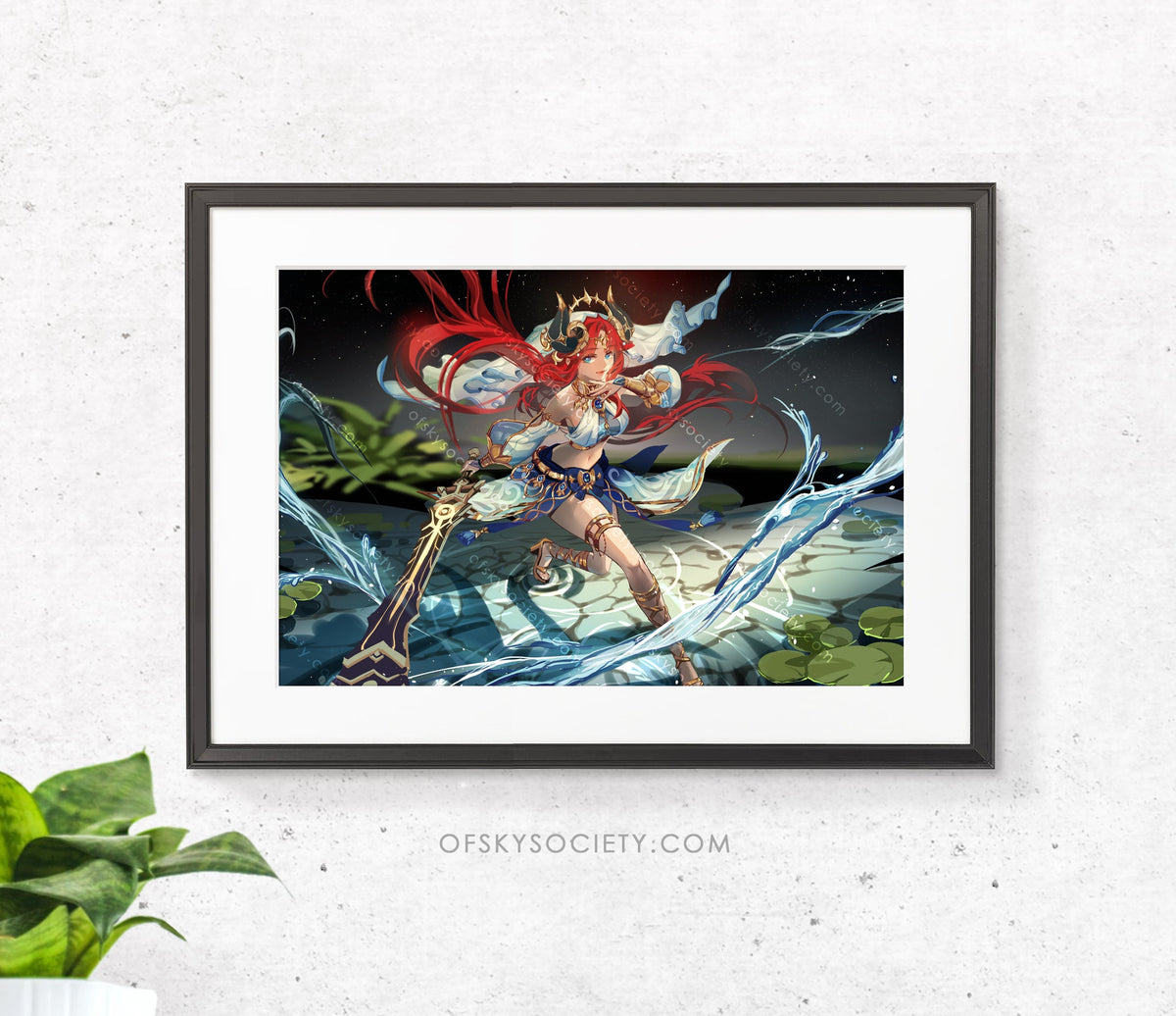 Nilou Genshin Impact Fanart Print