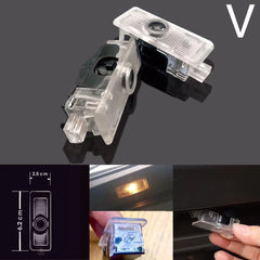 MERCEDES BENZ CLS55 AMG LOGO PROJECTOT LIGHTS  (quantity 1 = 1 set /2 door lights with 2 logo films)Nr.02M285
