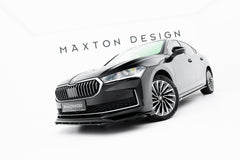Front Ansatz V.1 für Skoda Superb Mk4 schwarz Hochglanz
