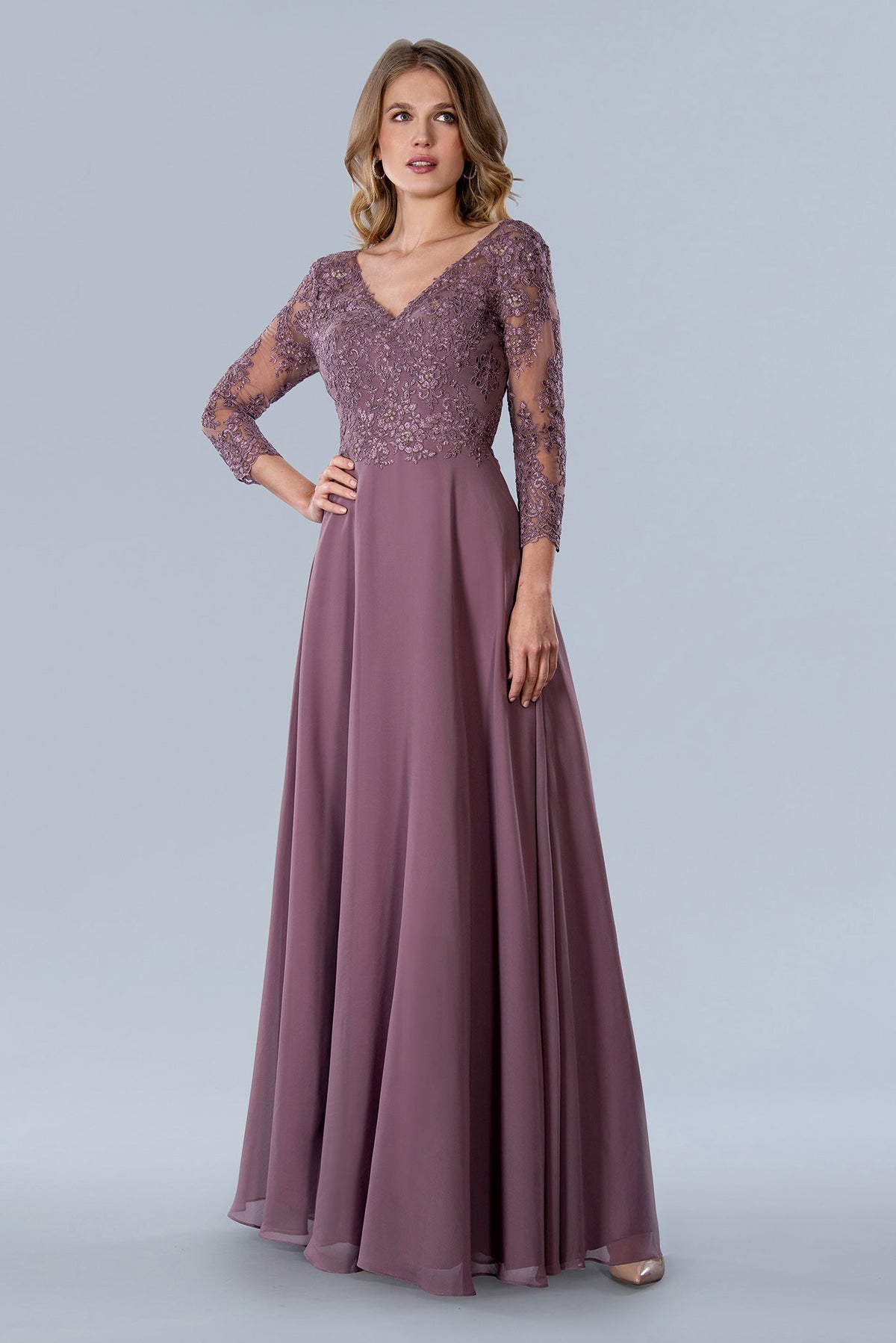 Mother of the Bride Dresses Long Mother of the Bride Formal Dress Mauve