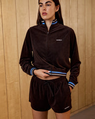 Terry Towelling Shorts - Coffee Bean