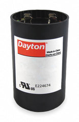 Dayton Round Motor Start Capacitor,460-552 Microfarad Rating,110-125VAC Voltage - 2MDU2