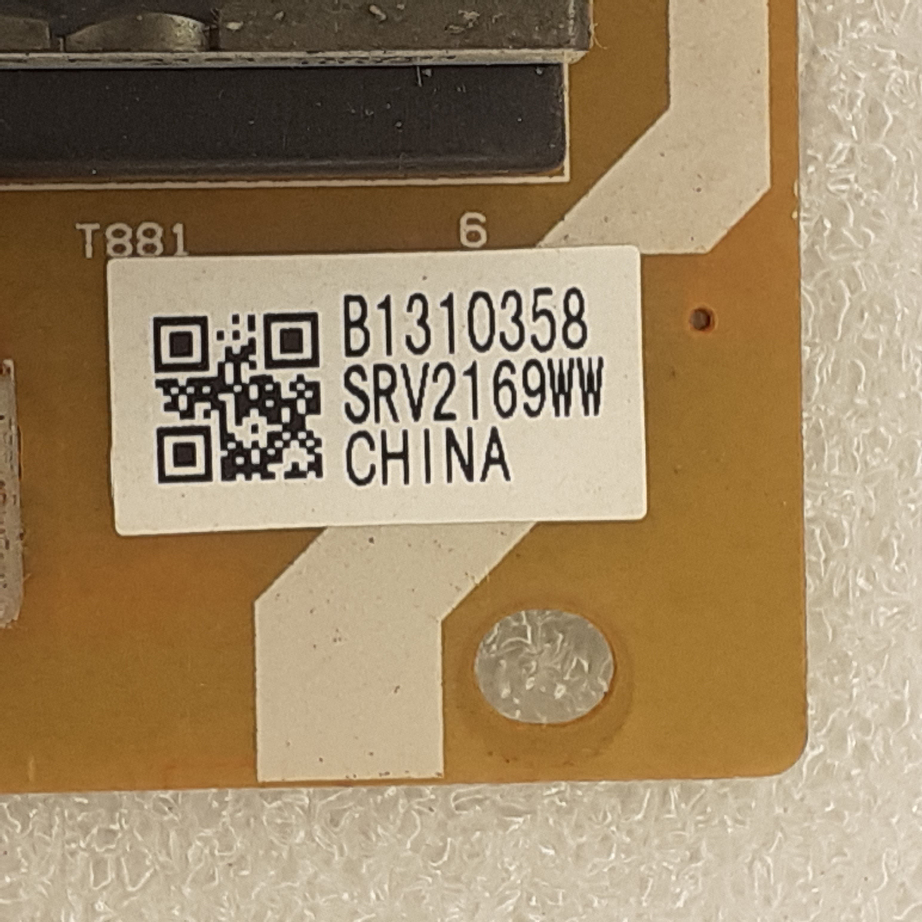 Carte d'alimentation MISTUMI SRV2169WW-I / 68FB43B pour Télé TOSHIBA 37AV555D