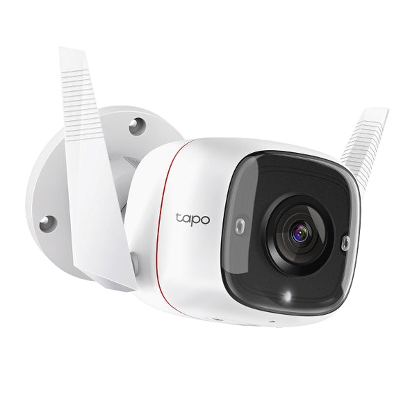 TAPO Security Camera TP-LINK Outdoor Security Wi-Fi Camera IP66 3MP DAY/NIGHT - White | TAPO C310 IRWINS MEGASTORE