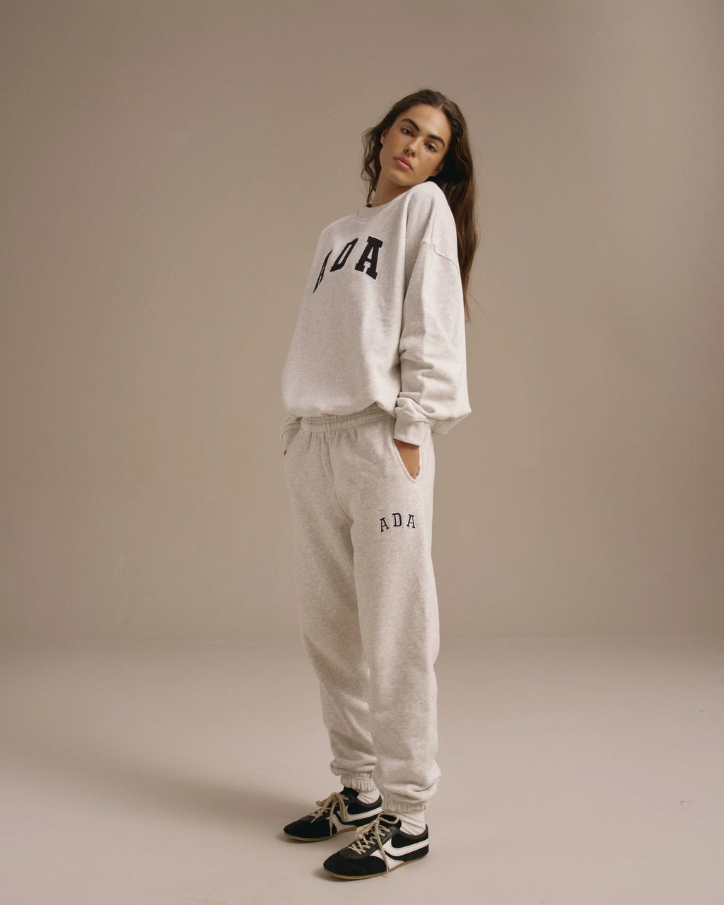 ADA Sweatpants - Light Grey Melange