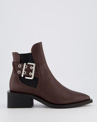 Women's Chunky Buckle Chelsea Brown