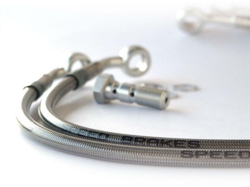 SPEEDBRAKES Aviation Brake Hose Carbon/Blue Banjo 3005341