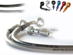 SPEEDBRAKES Aviation Brake Hose Stainless Steel/Black Banjo 3007943