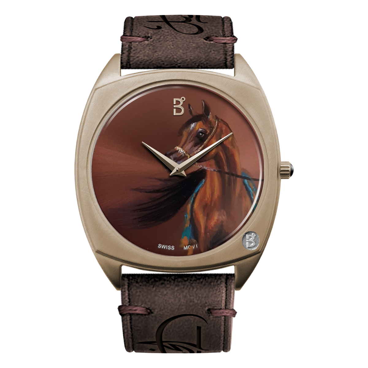 QR MARC Arabian Beauty Horse Hand-Painted Watch ( 1 out of 1 )
