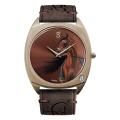 QR MARC Arabian Beauty Horse Hand-Painted Watch ( 1 out of 1 )