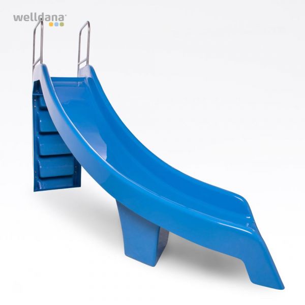 Pool vattenattraktion rutschkana front