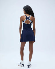 Ultimate Binding Detail Dress - Navy Blue