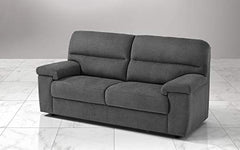 Dafne Italian Design Divano a 3 posti. Tessuto Romeo Fumo (cm. 186 x 95 x 96h)
