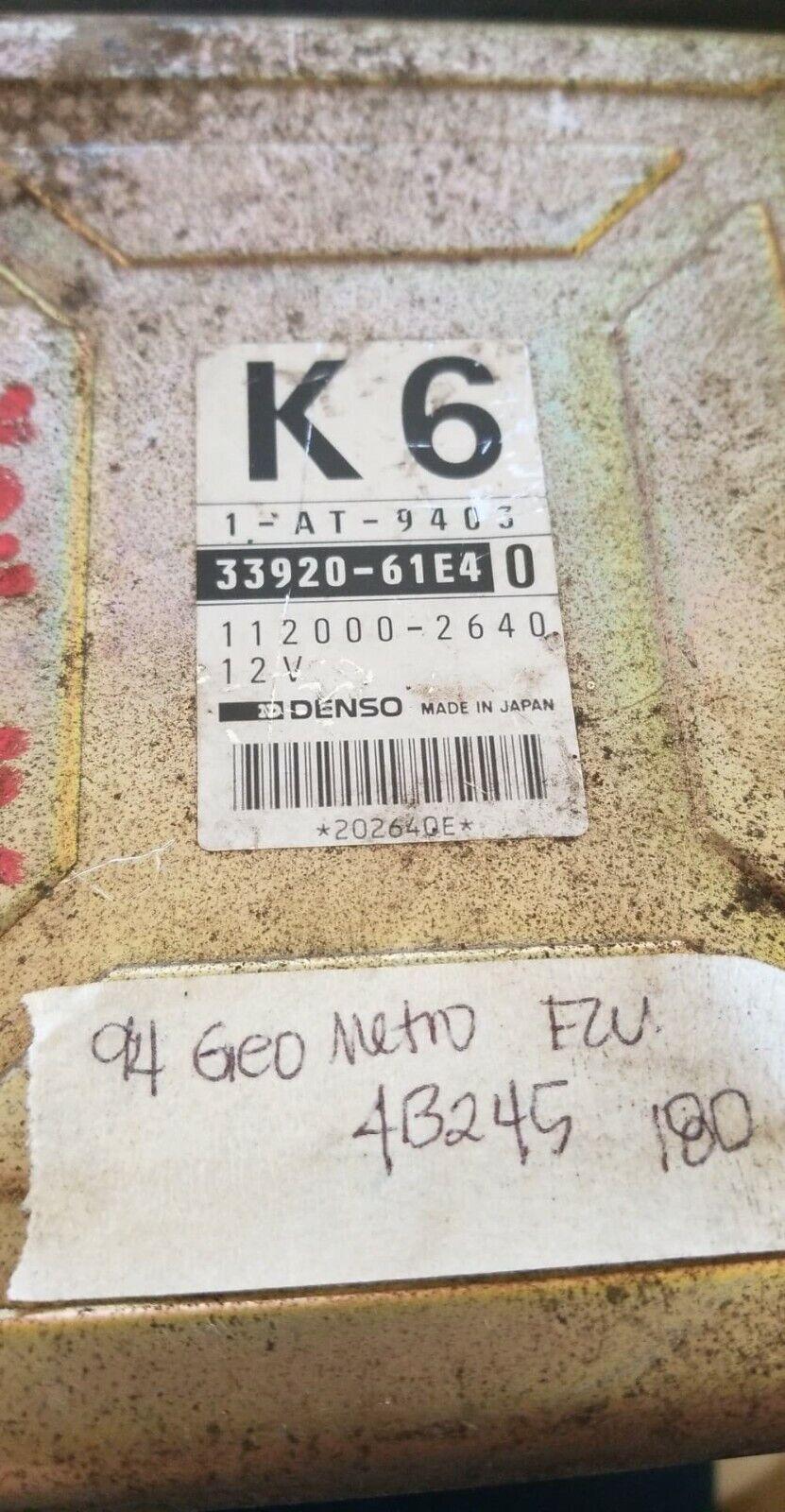 33920-61E40 Geo Metro 1994 ecm ecu computer - Swan Auto