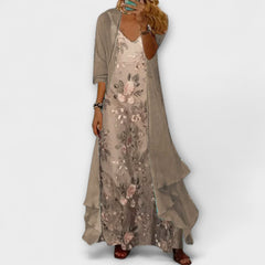 Bryleigh | Elegant Maxi Dress Two-Piece Set - Freya Kobenhavn