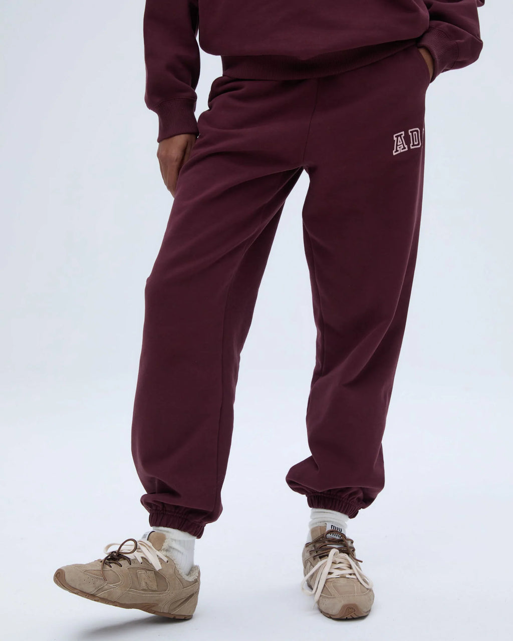 ADA Sweatpants - Burgundy