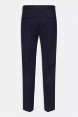 Denz Wool Trousers Dark Blue