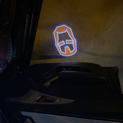 Iron Man Logo door lights Nr.21J4 (quantity 1 = 2 Logo Films /2 door lights）Marvel Heroes Logo