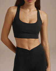 Ultimate Cross Back Bra - Black