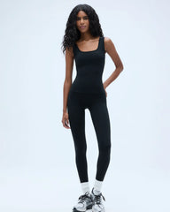 Ultimate Square Neck Top - Black