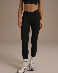 Ultimate Wrap Over Leggings - Black