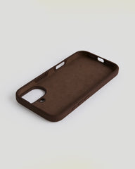 iPhone 16 Phone Case - Chocolate Brown