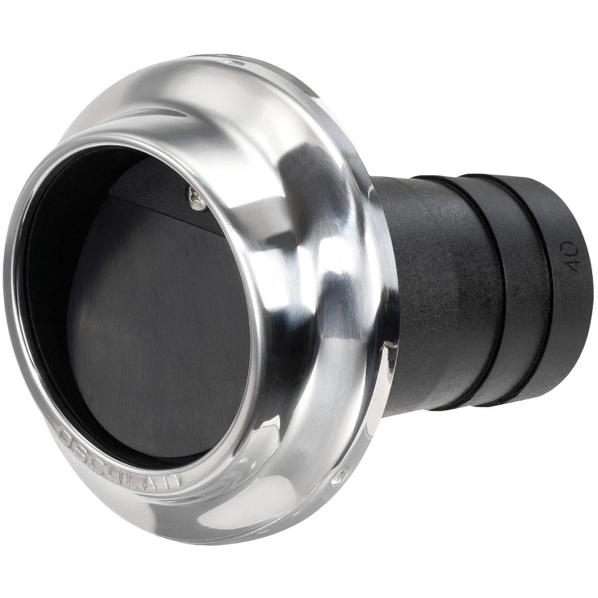 Osculati Technopolymer Exhaust Outlet With Flap (100mm) 411638