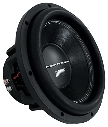 Power Acoustik BAMF-124 BAMF Series Subwoofer (12", 3,500 Watts max, Dual 4?), Black