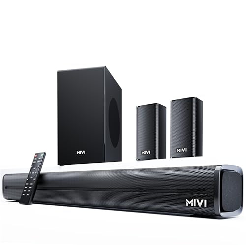 Mivi Fort H30 Portable Bluetooth Speakers Soundbar – [Newly launched] 30W Bluetooth Soundbar for Campus Life, 2.0 Channel, Sleek Design, 6 Hours Playtime, Multi-connectivity, Made in India|B0DMNHYM33