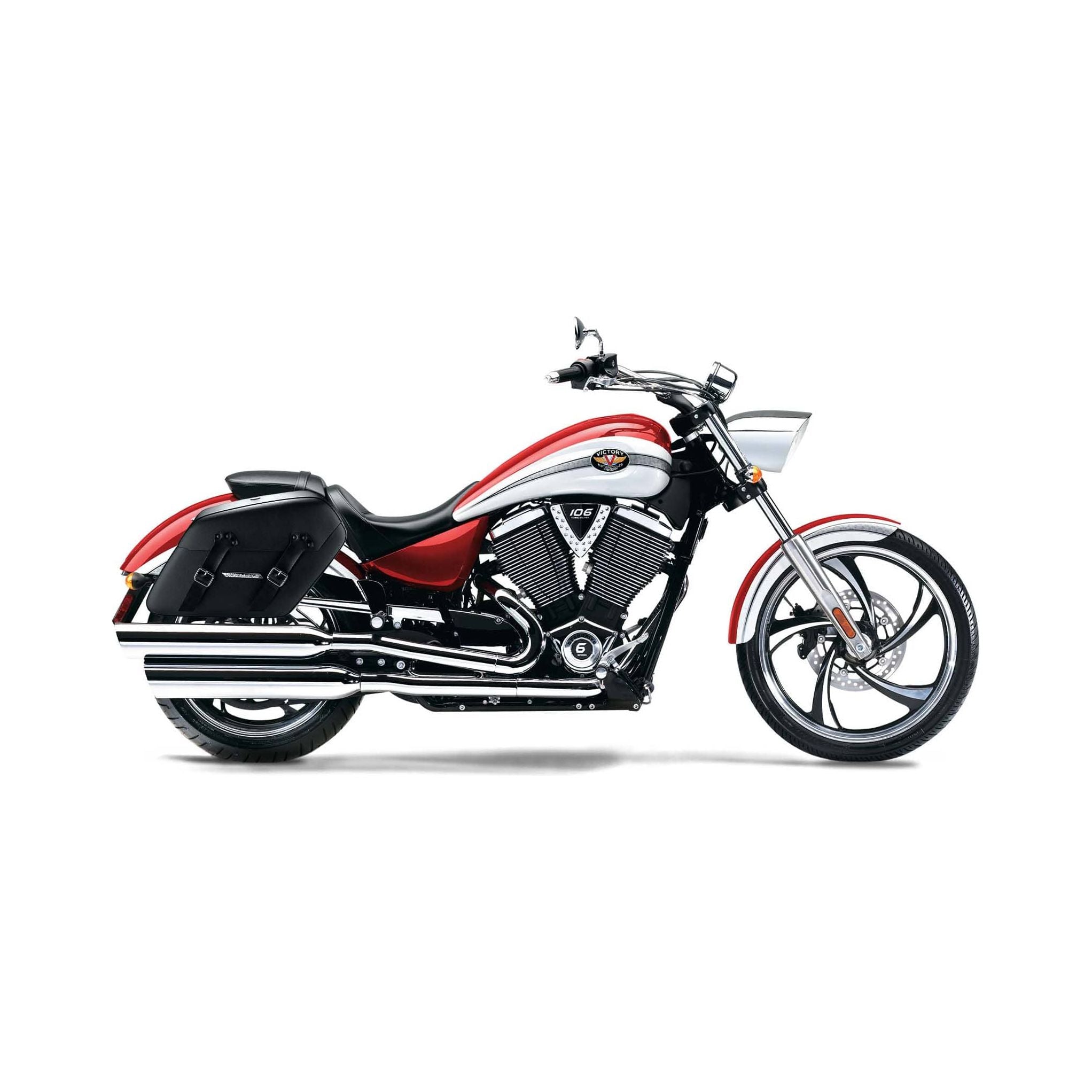 42L - Baldur Extra Large Victory Vegas Motorcycle Hard Saddlebags by Viking Bags Saddlebags