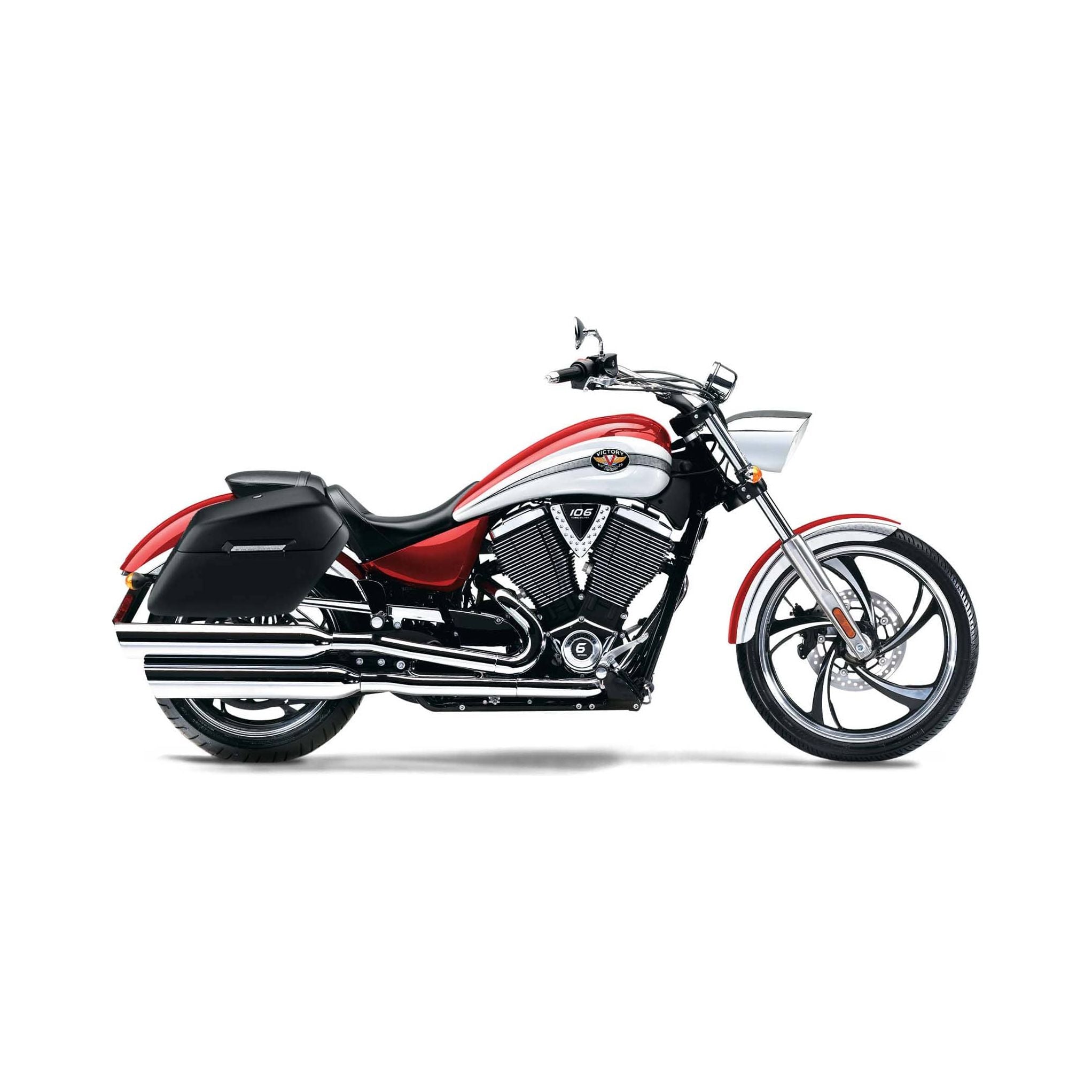 42L - Baldur Extra Large Victory Vegas Motorcycle Hard Saddlebags by Viking Bags Saddlebags
