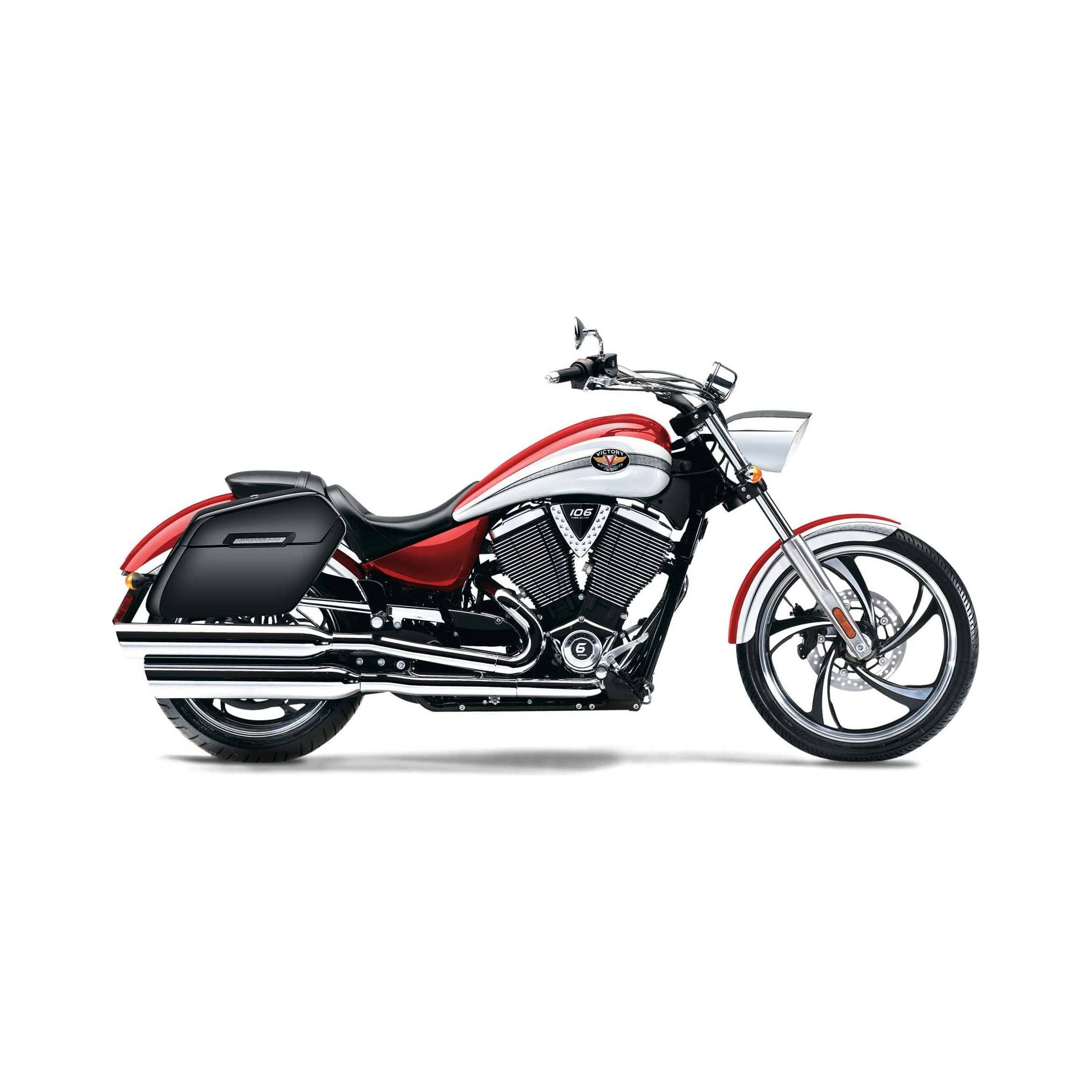 42L - Baldur Extra Large Victory Vegas Motorcycle Hard Saddlebags by Viking Bags Saddlebags