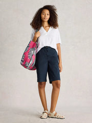 White Stuff Women's Hayley Organic Chino Short In Dark Navy