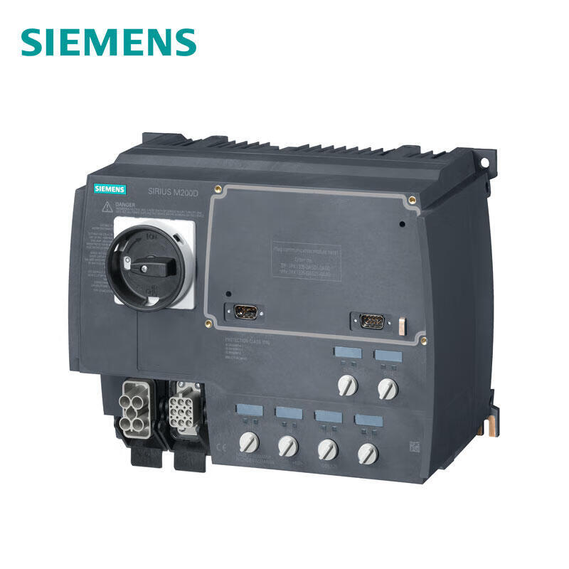 Siemens motor starter M200D process module reversible starter electronic switch, 0.75KW, 0.15A-2.00A, with brake contact 180VDC4DI/2DO; 3RK13956KS711AD5