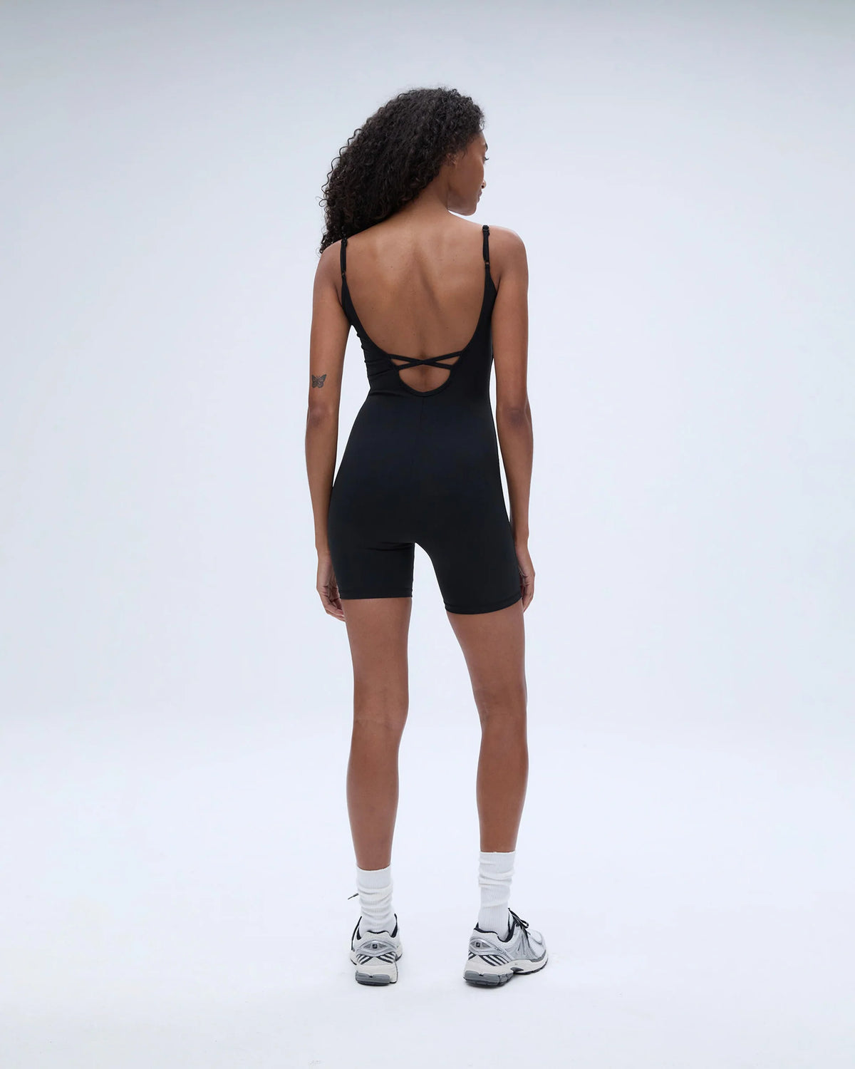 Ultimate Low Cross Back Romper - Black