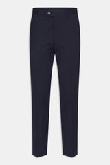Denz Wool Trousers Dark Blue