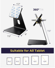 Volcora Universal Magnetic Tablet Stand - Black