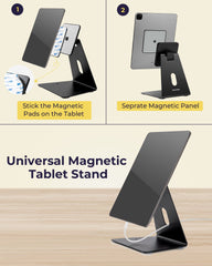 Volcora Universal Magnetic Tablet Stand - Black