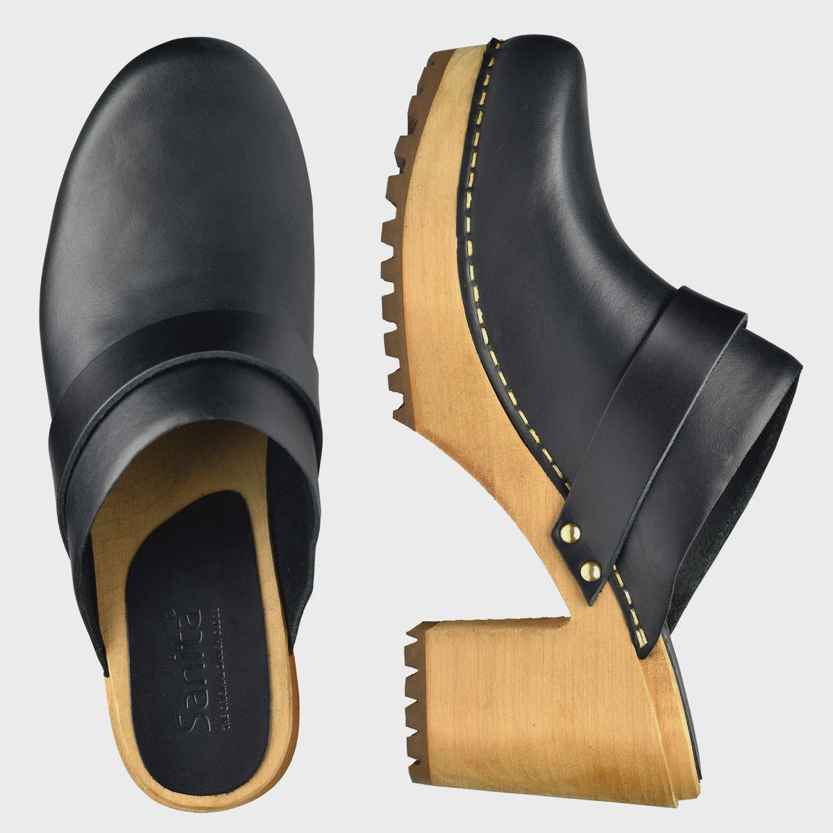 Sanita Peleni 470144 Heel Clog
