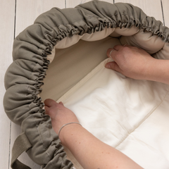 SEBRA Matrasbeschermer voor Babynestje Moonlight Beige