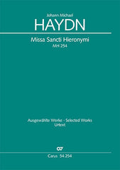 Missa Sancti Hieronymi, MH 254 (Score)
