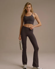 Flared Yoga Pant - Coffee Bean