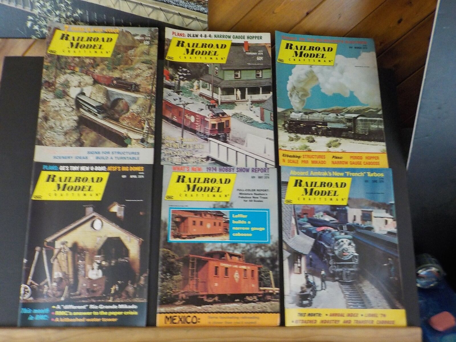 Railroad Model Craftsman Magazine Complete Year 1974  12 issues