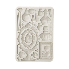 STAMPERIA SILICONE MOLD A5 MASQUERADE BEAUTY ACCESSORIES - KACMA553