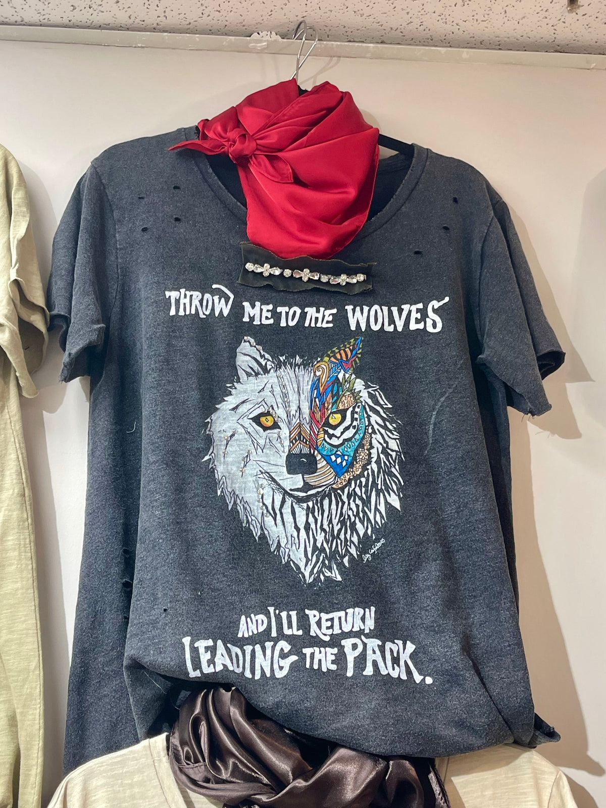 Throw Me To Wolves A Rare Bird Graphic Tee