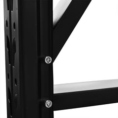 1.5m(W) x 1.8m(H) x 0.6m(D) Metal Shelving 1000KG Black