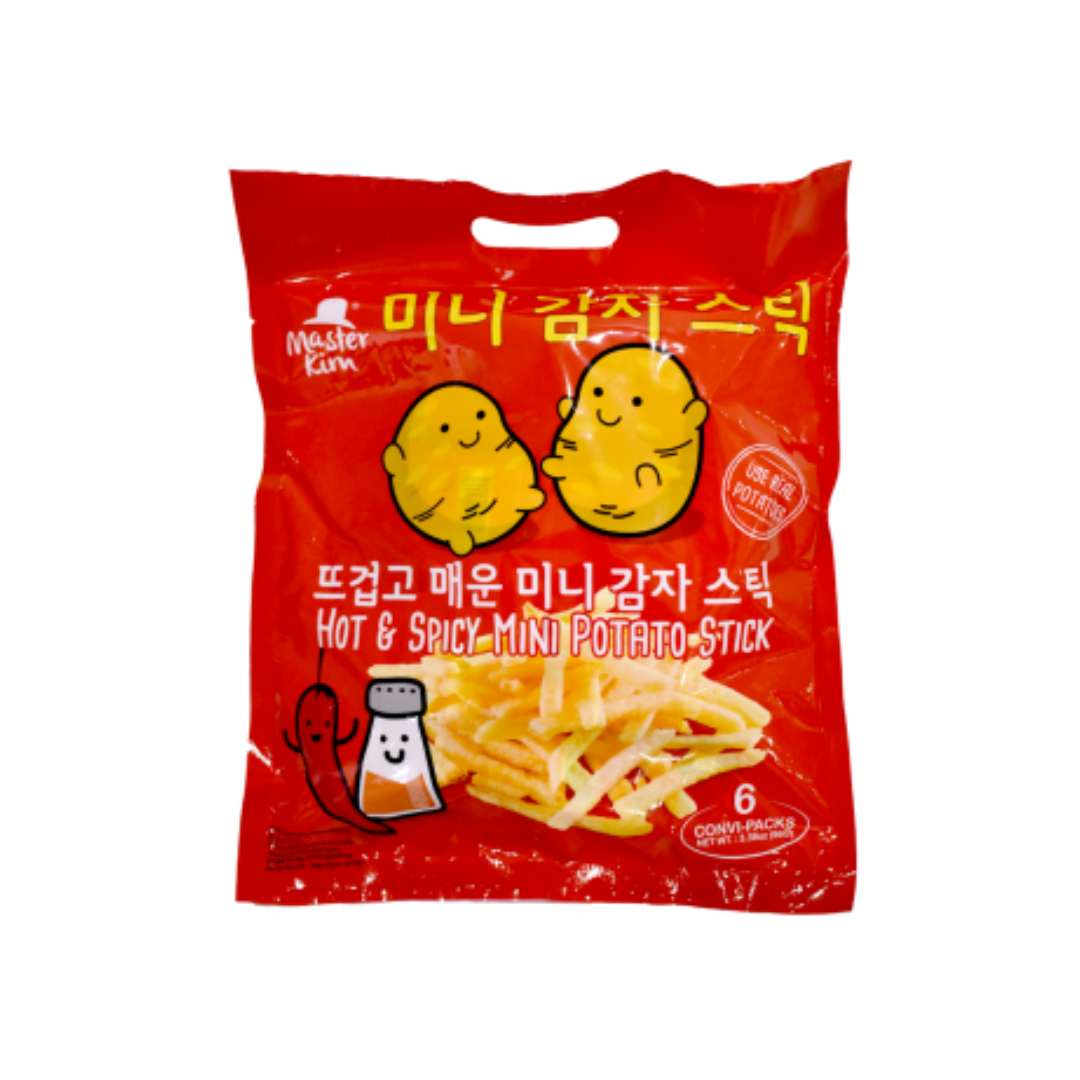 Master Kim - Hot & Spicy Mini Potato Stick 80Gr (16/Carton)