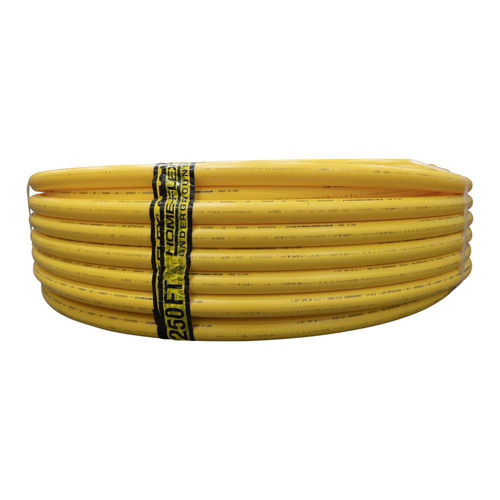 1-1/4 in. IPS x 500 ft. DR 11 Underground Yellow Polyethylene Gas Pipe - Super Arbor
