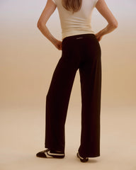 Wide Leg Yoga Pant - Black